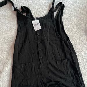 NWT F21 Black Overalls